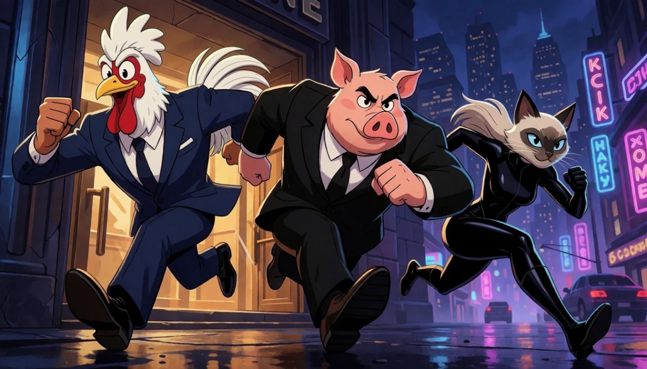 Fluffy Felons — заставка игры